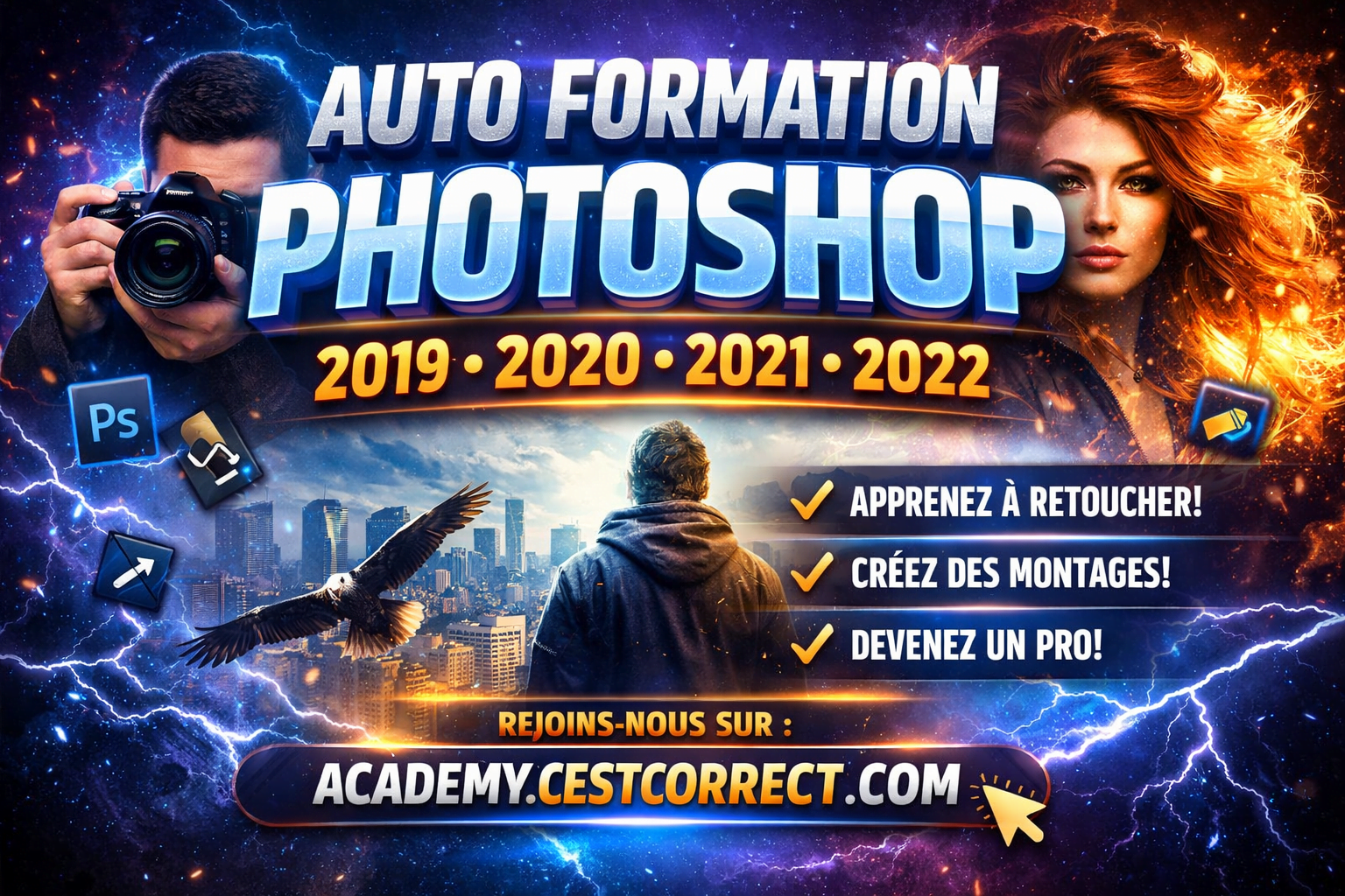 AUTO FORMATION PHOTOSHOP 2019-2022