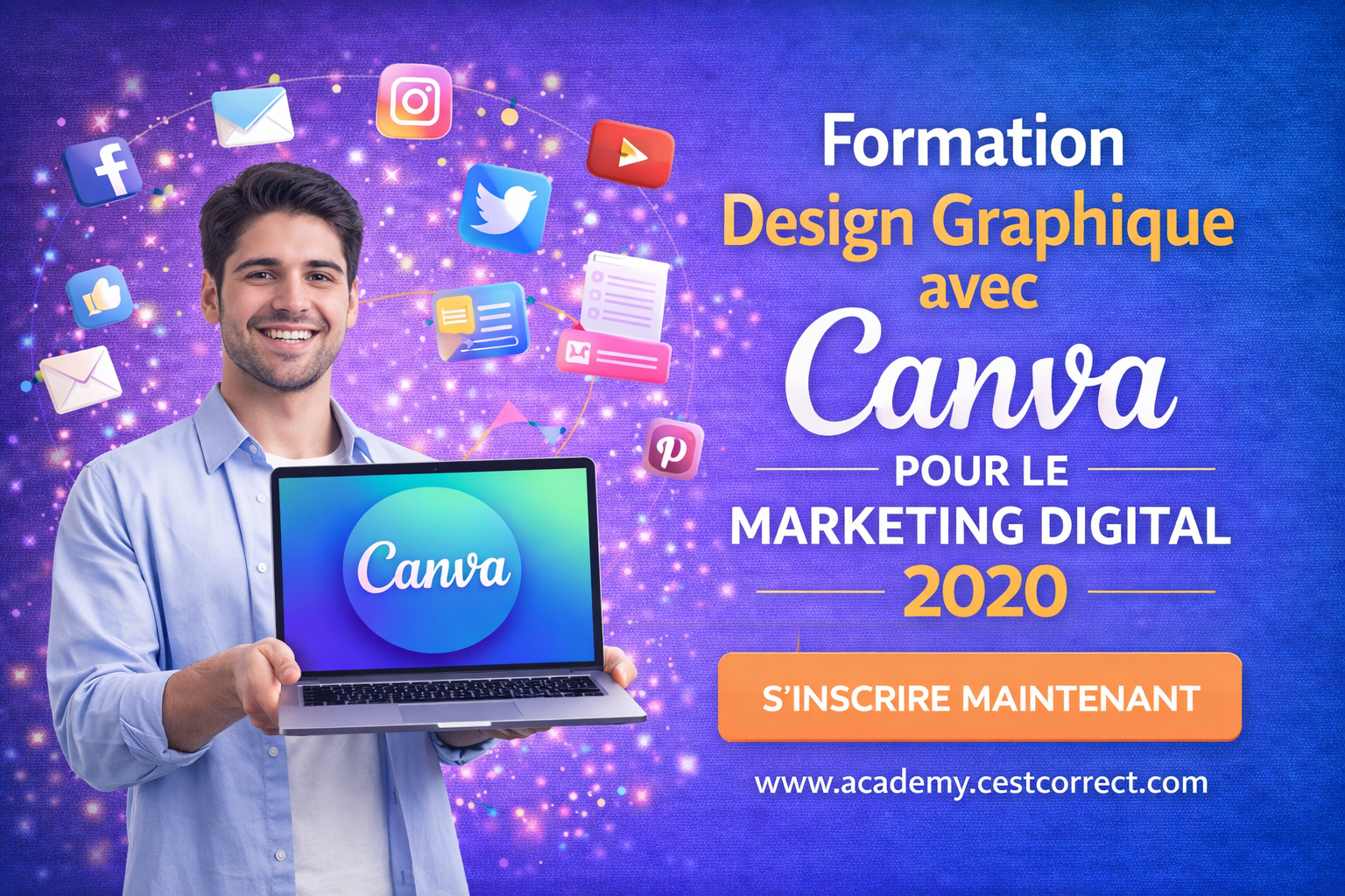 Design Graphique avec Canva pour le marketing Digital 2020