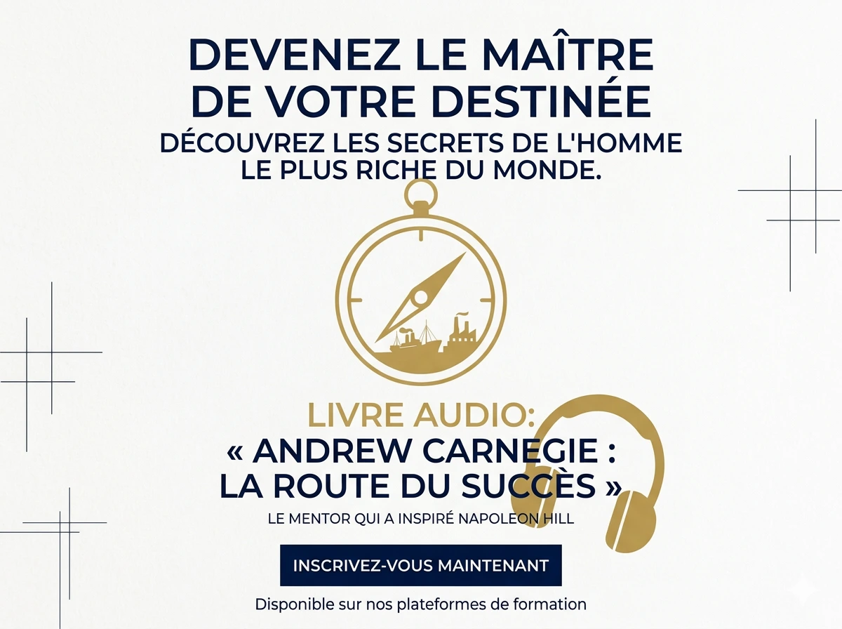LIVRE AUDIO: « Andrew Carnegie : La Route du Succès »